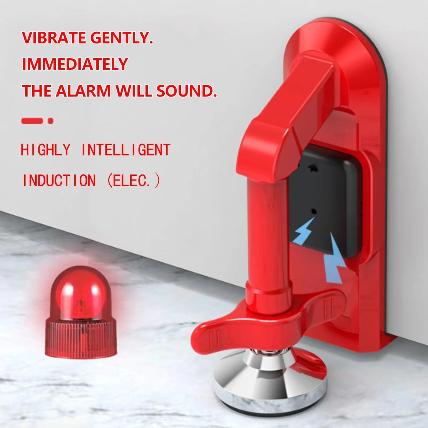 Portable Alarm Door Stopper With Alarm Heavy Duty